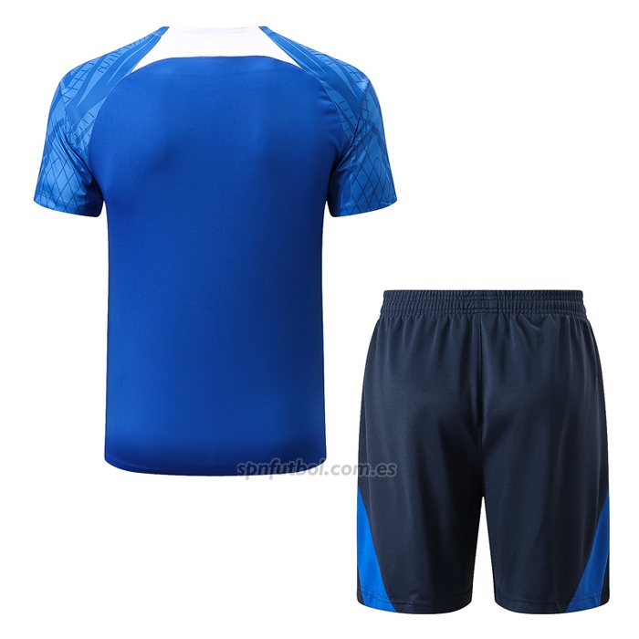 Chandal del Francia Manga Corta 2022-2023 Azul - Pantalon Corto